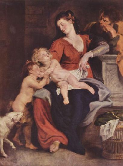 Peter Paul Rubens Heilige Familie mit dem Korbe oil painting picture